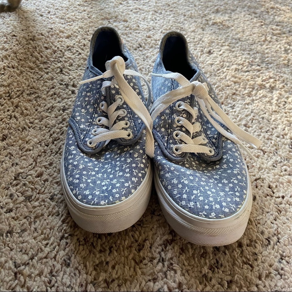 Flower Vans Size 9